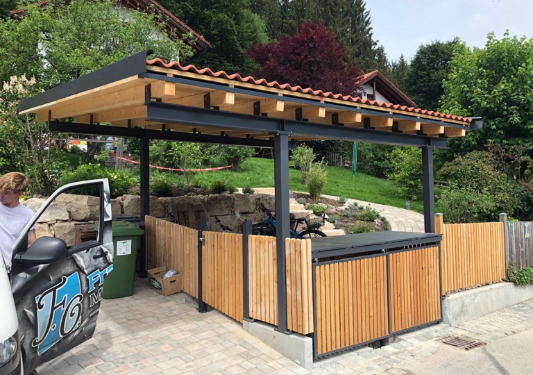 Müll- & Fahrradplätze