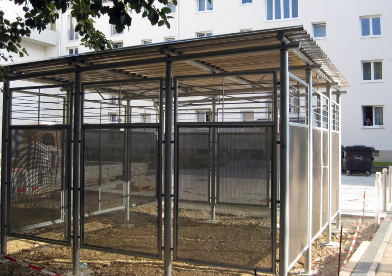 Müll- & Fahrradplätze